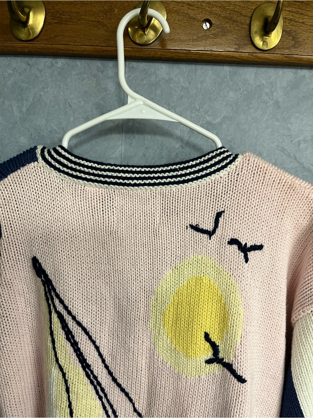 Storybook Knits Womens Cardigan Sweater Vintage Nautical Sail 3x Cotton Women’s - Picture 15 of 15